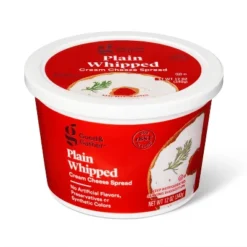 Whipped Plain Cream Cheese Spread - 12oz - Good & Gather™