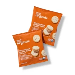 Organic Mini Sandwich Cheddar Cheese Crackers - 8oz/8ct - Good & Gather™