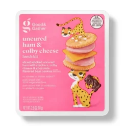 Uncured Ham & Colby Cheese Lunch Kit - 2.9oz - Good & Gather™ -Thrive Maket GUEST 0c3189f9 5b71 423b a71a cc3cdb0b7a05