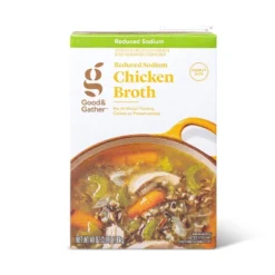 Reduced Sodium Chicken Broth - 48oz - Good & Gather™ 7 Reduced Sodium Chicken Broth - 48oz - Good & Gather™ -Thrive Maket GUEST 0ccc779a 9c7a 4fcd ae11 a98bcb20d72f