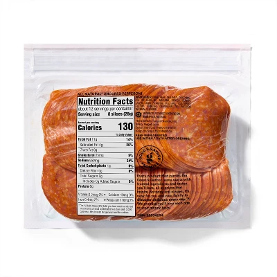 All Natural Uncured Pepperoni - 12oz - Good & Gather™ 3 All Natural Uncured Pepperoni - 12oz - Good & Gather™
