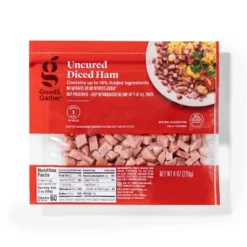 Uncured Diced Ham - 8oz - Good & Gather™ 6 Uncured Diced Ham - 8oz - Good & Gather™ -Thrive Maket GUEST 20ba2a53 5014 4b0b 98c4 77d0d315a119