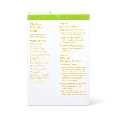 Reduced Sodium Chicken Broth - 48oz - Good & Gather™ 3 Reduced Sodium Chicken Broth - 48oz - Good & Gather™