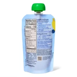 Organic Banana Blueberry Oat Baby Food Pouch - 4oz - Good & Gather™