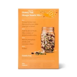 Organic Honey Nut Hoops Breakfast Cereal - 12.25oz - Good & Gather™
