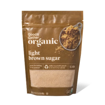 Organic Light Brown Sugar - 24oz - Good & Gather™ 5 Organic Light Brown Sugar - 24oz - Good & Gather™ - Image 3