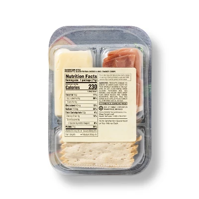 Prosciutto, Fontina Cheese Sliced, Long Cracker Crisps - 2.5oz - Good & Gather™ 4 Prosciutto, Fontina Cheese Sliced, Long Cracker Crisps - 2.5oz - Good & Gather™ - Image 2