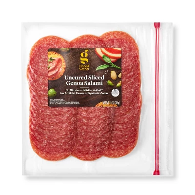 Sliced Uncured Genoa Salami - 10oz - Good & Gather™ 5 Sliced Uncured Genoa Salami - 10oz - Good & Gather™ - Image 3