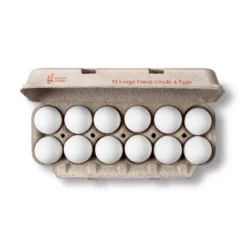 Grade A Large Eggs - 12ct - Good & Gather™ (Packaging May Vary)