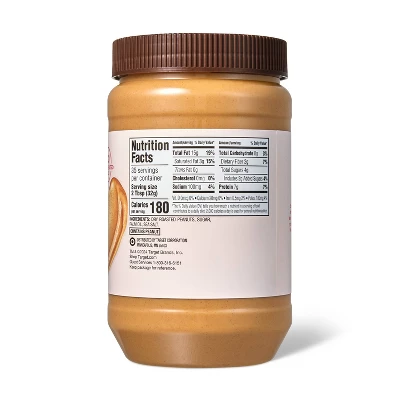 Natural No Stir Creamy Peanut Butter - 40oz - Good & Gather™ 3 Natural No Stir Creamy Peanut Butter - 40oz - Good & Gather™
