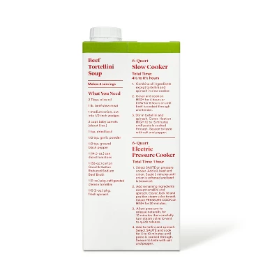 Reduced Sodium Beef Broth - 32oz - Good & Gather™ 3 Reduced Sodium Beef Broth - 32oz - Good & Gather™