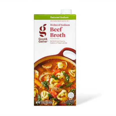 Reduced Sodium Beef Broth - 32oz - Good & Gather™ 5 Reduced Sodium Beef Broth - 32oz - Good & Gather™ - Image 3