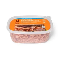 Lower Sodium Uncured Honey Ham Ultra-Thin Deli Slices - 16oz - Good & Gather™