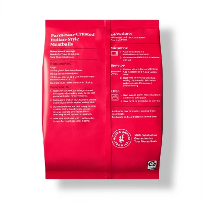 Italian Style Beef, Pork, & Chicken Meatballs - Frozen - 26oz - Good & Gather™ 4 Italian Style Beef, Pork, & Chicken Meatballs - Frozen - 26oz - Good & Gather™ - Image 2