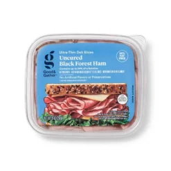 Uncured Black Forest Ham Ultra-Thin Deli Slices - 9oz - Good & Gather™ 9 Uncured Black Forest Ham Ultra-Thin Deli Slices - 9oz - Good & Gather™ -Thrive Maket GUEST d976efcf 987b 4b01 98f2 162090cdbe8f
