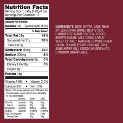 Steakhouse Seasoned Beef Burger Patties - Frozen - 48oz/12ct - Good & Gather™