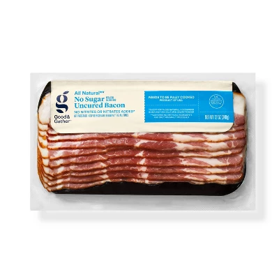 Uncured No Sugar Bacon - 12oz - Good & Gather™ 5 Uncured No Sugar Bacon - 12oz - Good & Gather™ - Image 3