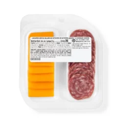 Uncured Genoa Salami And Cheddar Cheese Snacker - 2.5oz - Good & Gather™